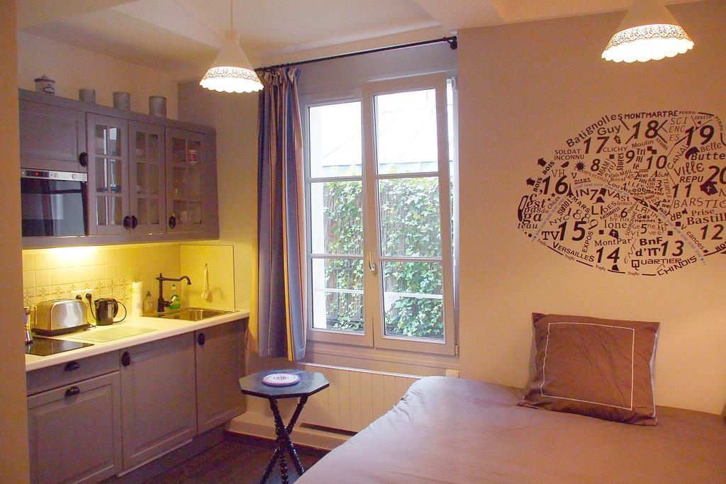 Ferienwohnung Petit Paris - Oasis In Marais Exterior foto